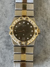 CHOPARD St. Moritz - Edelstahl/Gold - Quarz - Damenuhr - Brillanten