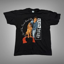 Marty Stuart T-Shirt Waggin His Tail Two Toned Hound Dog Country Music Tee XL