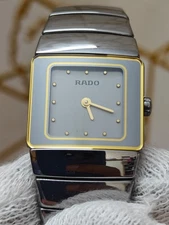 Near MINT Rado Diastar 153.0334.3 21mm Silver Quartz Women’s Watch