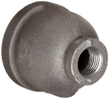 Anvil Reducing Coupling Black 1-1/2 " X 1-1/4 " Malleable Iron