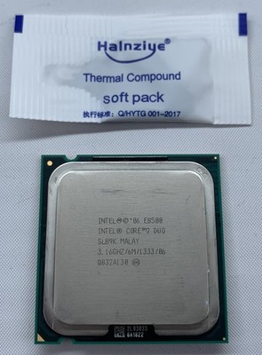 Intel Core 2 Duo E8500 - 2x 3,16 GHz Dual-Core CPU/Prozessor (SRB9K) LGA 775