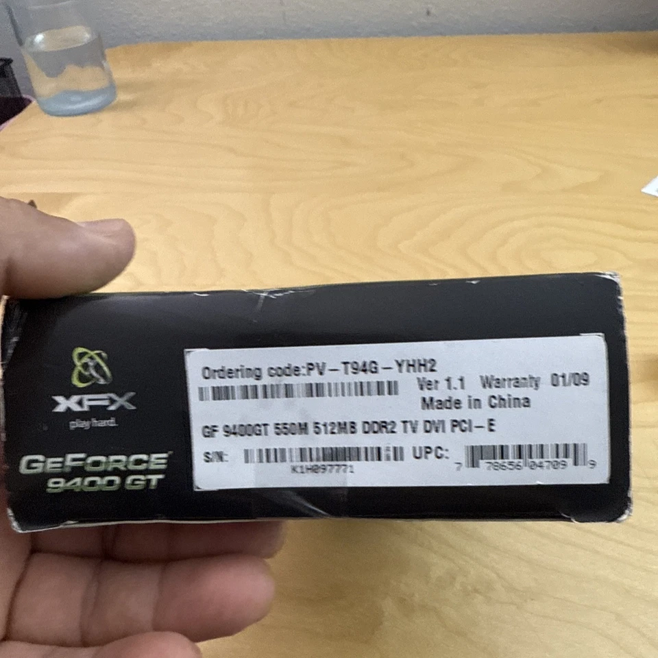 XFX GeForce 9400GT 550M 512MB DDR2 Open Box - Image 2 of 4