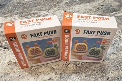 2 Good Partner 4-Mode Fast Push Interactive Kids Game Fidget Toy Easter Lot of 2