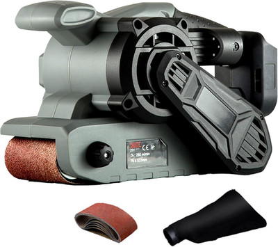 Cordless 18V Belt Sander with Dust Bag & 6 Speed Control for Woodworking
