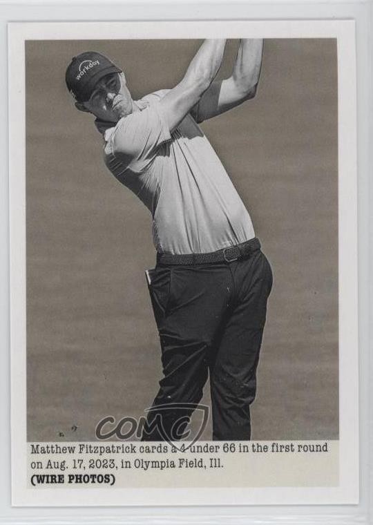 2024 Upper Deck Portfolio Wire Photos Matthew Fitzpatrick #145 uk2