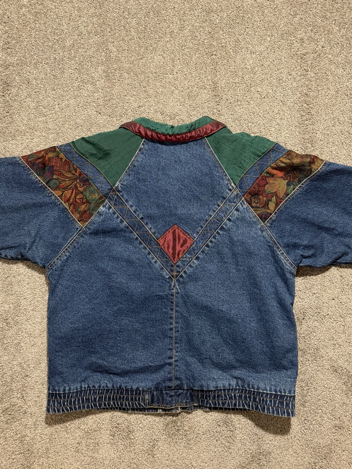“ Current Seen” Vintage Denim Patchwork Coat -  W… - image 6