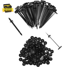 2026 Upgraded (100 Pcs) Nylon Universal Cable Tie Buckle, Nylon Zip Ties with Pi