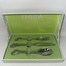 Oneida Set 3 Child 18/10 Stainless Steel Duckling Spoon Knife Fork New