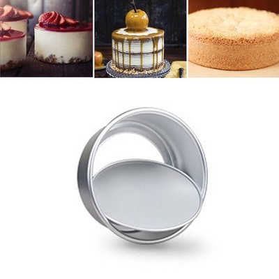  Aluminiumlegierung Runde Boden Kuchenform Anode Live Bottom Pie Pan Mini Mini