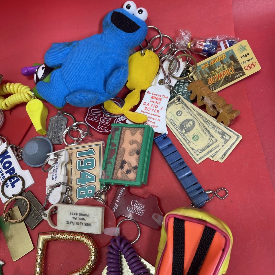 Huge keychains lot Keyrings Fobs Backpack Charms Purse Handbag Pendants. #25 - Image 4 of 4