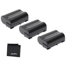 3x EN-EL15 ENEL15 Battery  BONUS for Nikon D7000 D600 D800 D800E 1 V1