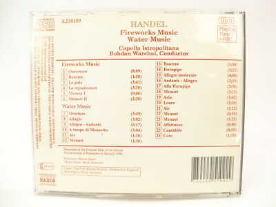 Handel- Fireworks Music Water Music- Capella Istropolitana Bohdan