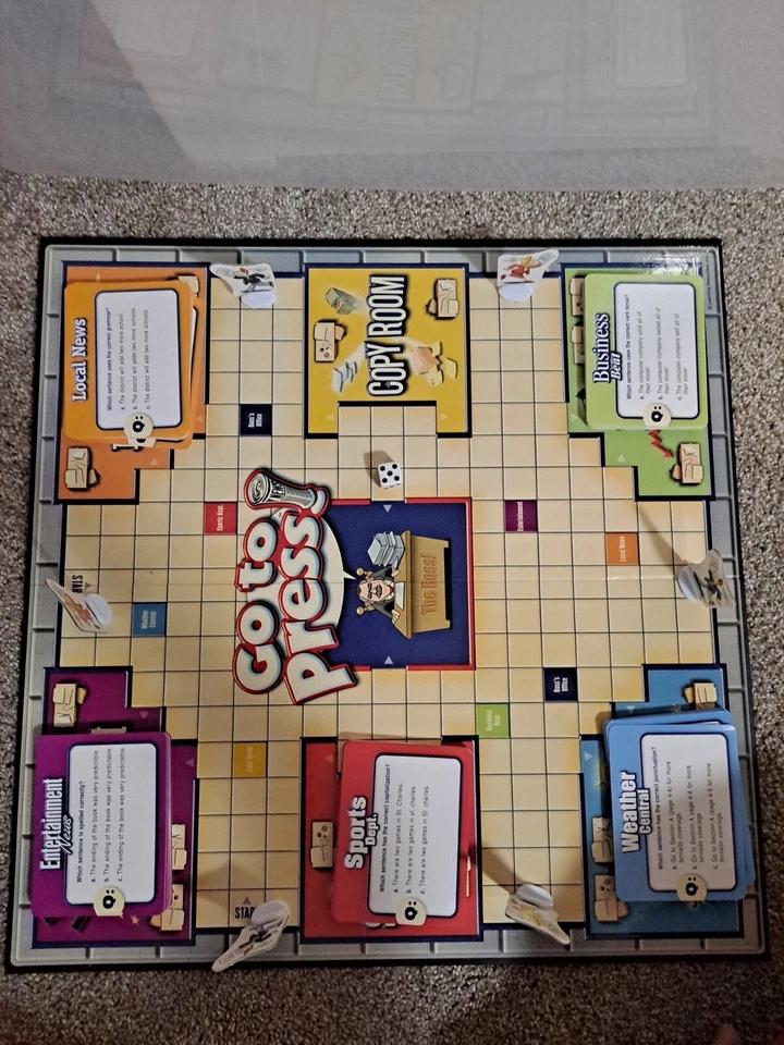 Go to Press Grammar  Board Game  Family Learning Resources  - Image 3 of 3