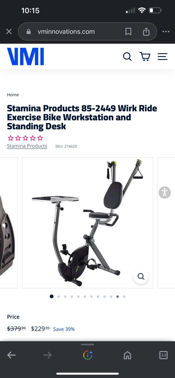 fitness equipment home gym strength training Stamina Wirk 852449 eBay