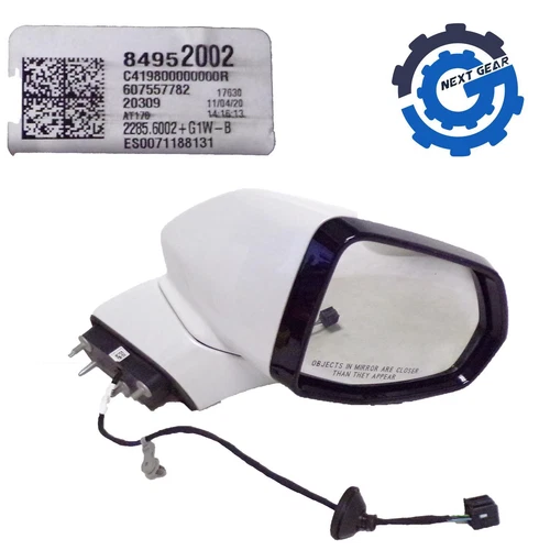 OEM GM Right White Side Mirror 5 Pin No Blind for 2019-23 Cadillac XT4 84952002