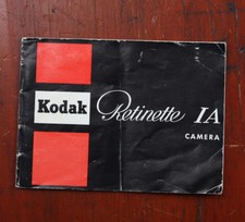 KODAK RETINETTE IA INSTRUCTION BOOK, 1962, WRINKLED/208411