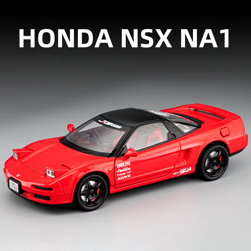 1:24 HONDA Acura NSX MK1 NA1 Alloy Sports Car Model Diecast Metal
