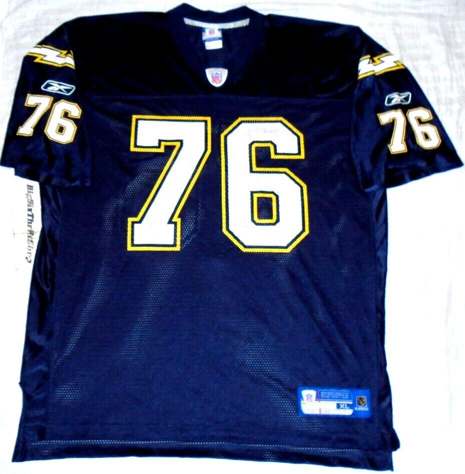 Vintage Reebok San Diego Chargers Jamal Williams #76 NFL Vintage Reebok San Diego Chargers Jamal Williams #76 NFL