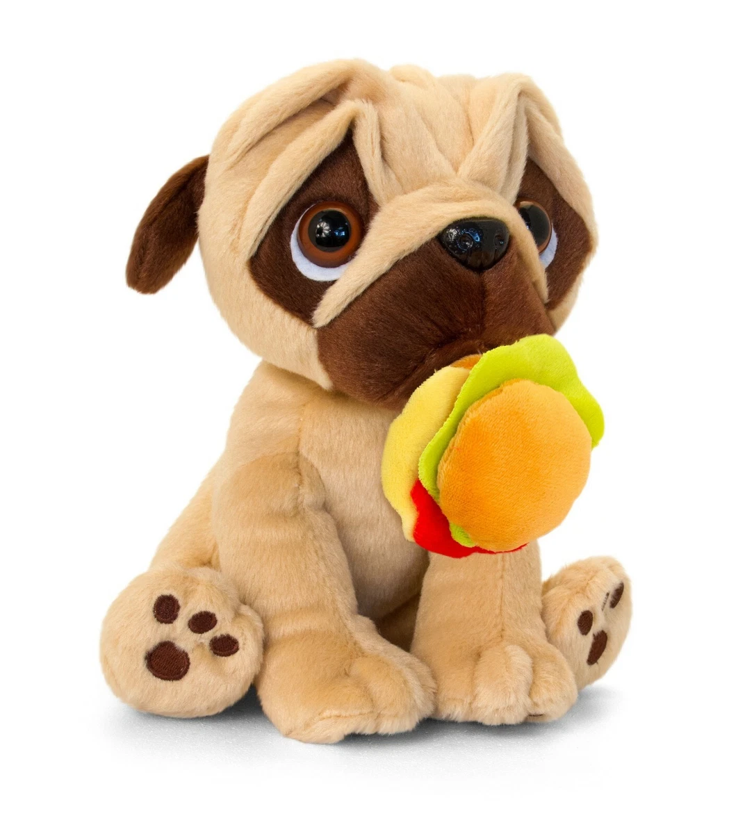 New Keel Toys Pugsley To Go Pug Soft