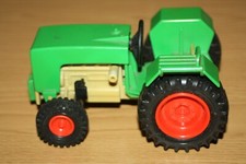 Vintage Green Playmobil Tractor - Geobra - 1977 - Good Condition 13.5 cm Length