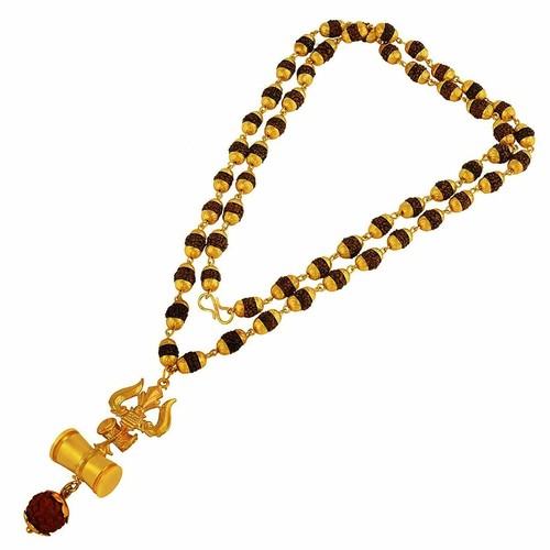 Bhagwan Trishul Damru Locket with 