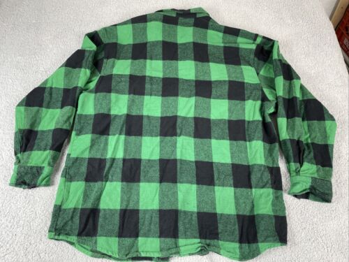 Yooper Flanellhemd kariert grün schwarz 3X - Bild 6 von 10
