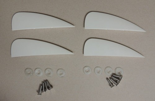 4 pieces of 1.5 inch fins for kiteboard kitesurfing kiteboarding flysurfing. - 第 12/16 張圖片