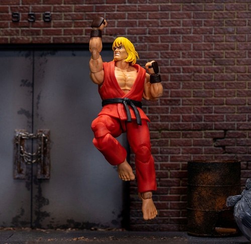Ultra Calle Fighter II The Final Challengers Ken 15 CM Actionfigur 1/12 Ovp - Imagen 14 de 14