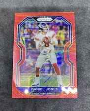 2020 Prizm Daniel Jones Red Wave 54/149 Giants