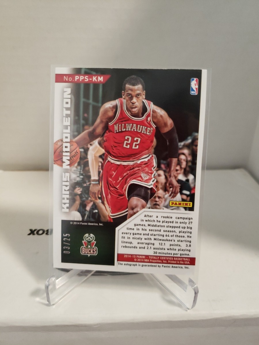 その他 Khris Middleton rc auto panini 2023-24 Khris