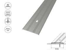 Anodised Aluminium Door Floor Trim 35mm x 0.93m Cover Strip Bar Threshold Carpet