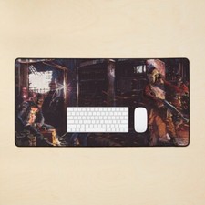 ??Rust Desk Mat, Base Raid, 80x40cm / 31.5in x 15.5in, Desk Pad, merch, deskmat
