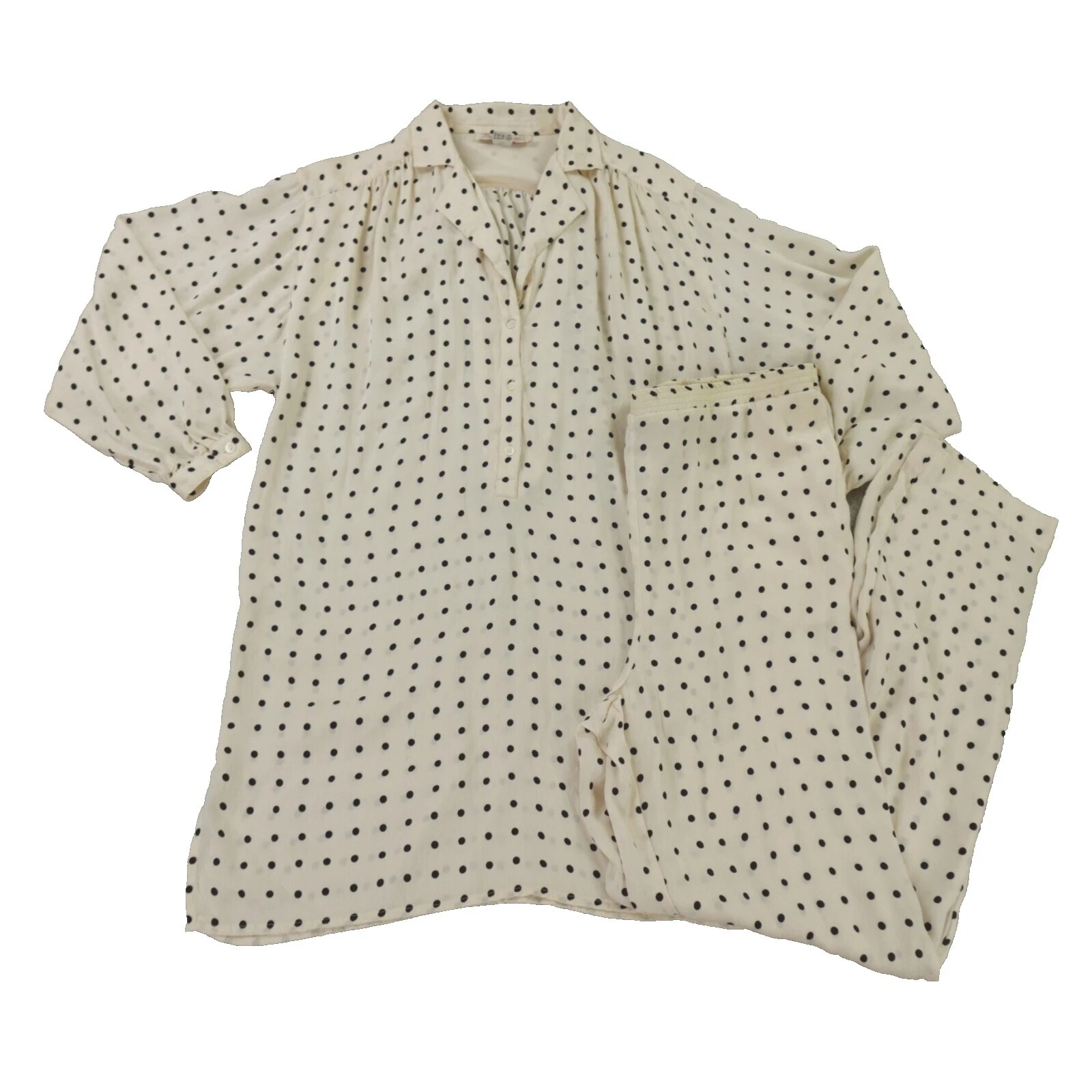 Trajes Vintage Blanco 100% seda, juegos y Suit Separates para Mujeres