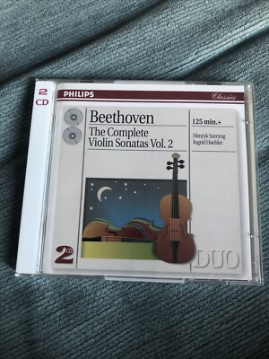 Beethoven: The Complete Violin Sonatas V.2-2xCD-VG+-Free Shipping