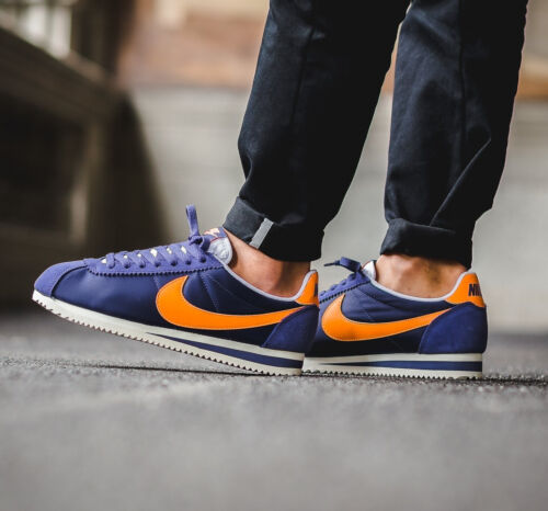 Nike Classic Cortez Nylon OG 2015 - blu mandarino - taglia UK 10 (EU 45) US 11 - Foto 4 di 22