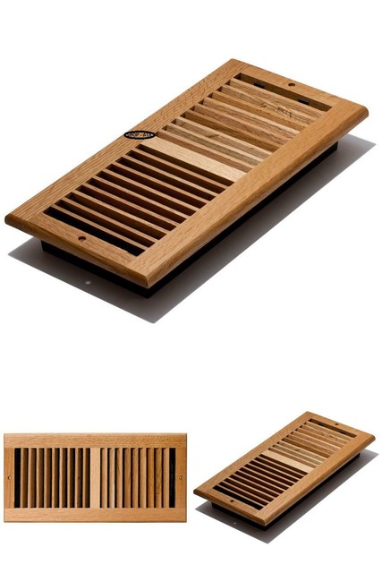 Ceiling Air Ventilation Cover Wood Oak Natural Wall ...