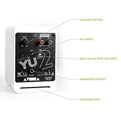 Kanto YU2MB PC Gaming Desktop Speakers | 3" Composite Drivers Assorted Colors - Picture 52 of 82