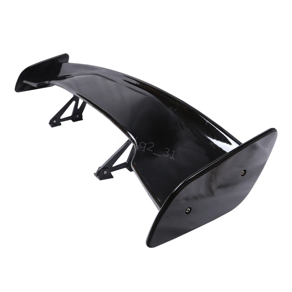 For Volkswagen Passat 46"Adjustable Rear Spoiler Trunk Wing Racing Gloss Black - Image 3 of 4