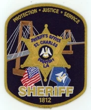 LOUISIANA ST CHARLES PARISH SHERIFF NICE SHOULDER PATCH POLICE