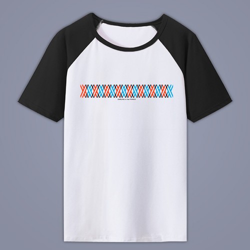 Hot DARLING in the FRANXX 02 Men Women Basic Short Sleeve T-shirt Tee S-3XL Y57 - 第 1/4 張圖片
