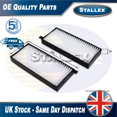 Fits Ssangyong Kyron 2005- Actyon 2005- Musso 2012- Cabin Filter Stallex