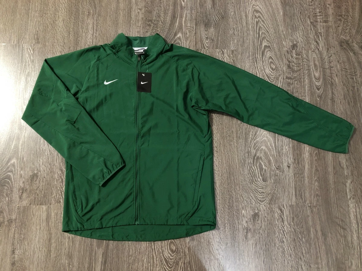 Green nike top running jacket