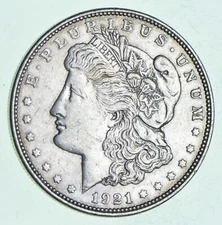Bulk Lot - (1) 1921 P or D or S Morgan Silver Dollar 90% Eagle Rev Bullion