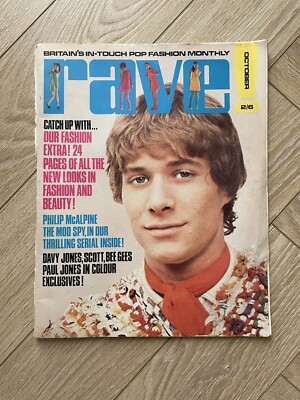 Rare RAVE Magazine October 1967 Includes Ringo The Beatles BeeGee s & More