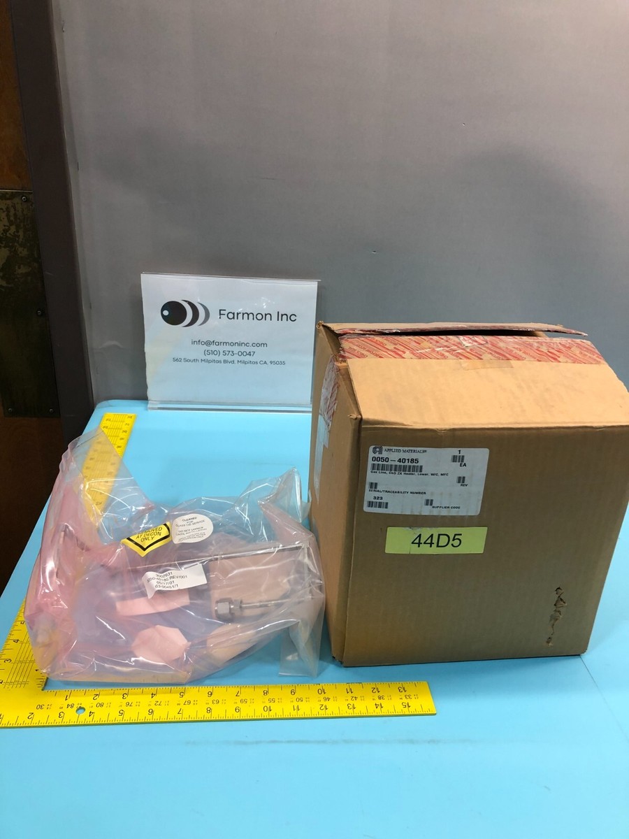 AMAT 0050-40185 Gas Line, CH D ZX Heater, Lower, W/C, MFC