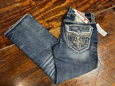 Rock Revival Mens Zinfandel Boot Cut Jeans-B221S