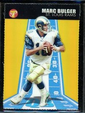 2004 Topps Pristine MARC BULGER Gold Refractor Card #19 Sweet Card Ser # 74/99
