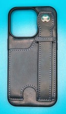 iPhone 14 Pro, Wallet PU Leather Case Classic Style with Adjustable Buckle, Blue