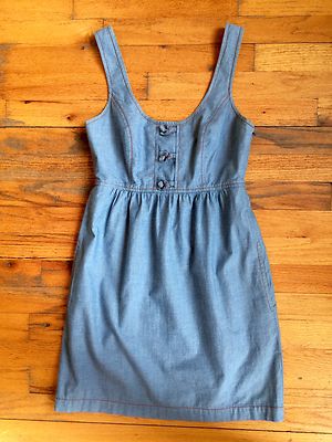 Tibi Chambray Dress Sleeveless Tank Lace Up Back 100% Cotton Sz 4-6 Sm PERFECT | eBay Tibi Chambray Dress Sleeveless Tank Lace Up Back 100% Cotton Sz 4-6 Sm PERFECT | eBay