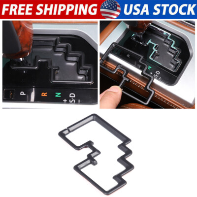 Matte Black Interior Gear Shift Track Cover Trim For Toyota Tundra 2014-2021 US